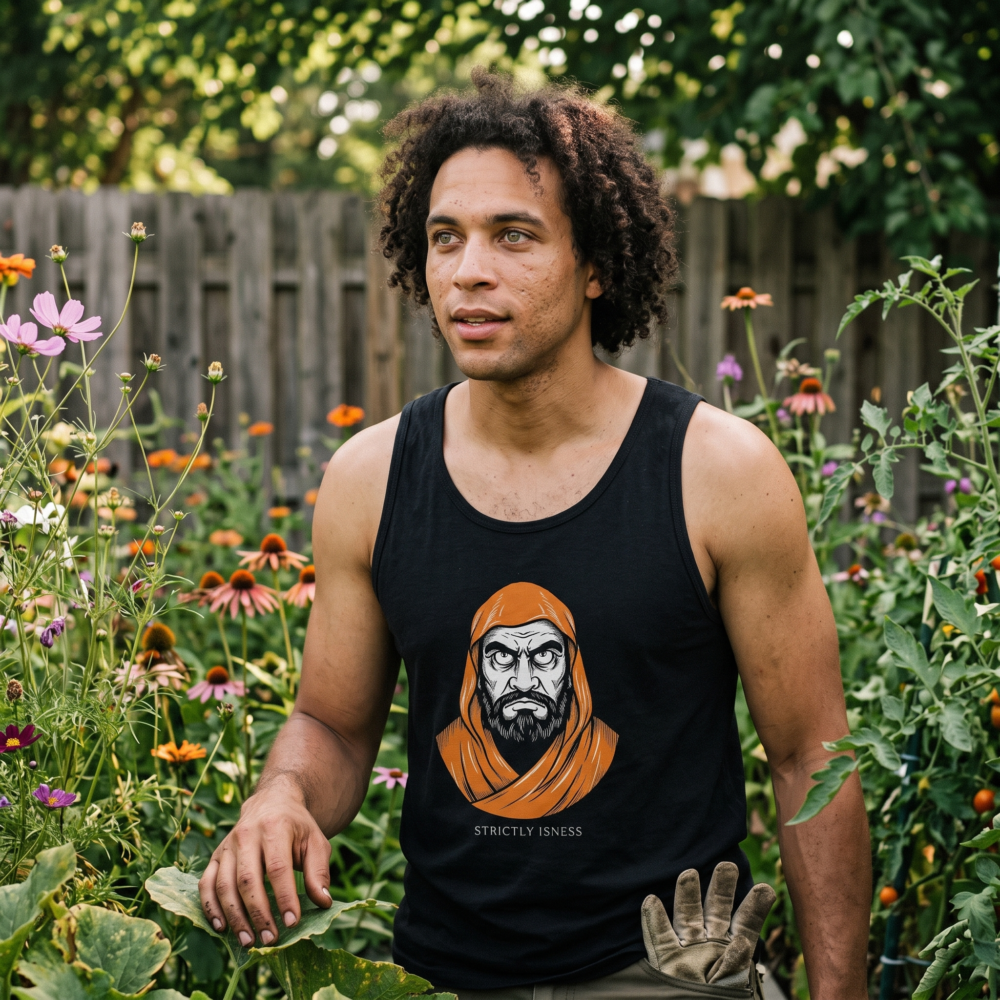 Strictly Isness, Tank Top — garden black 20261010 190003