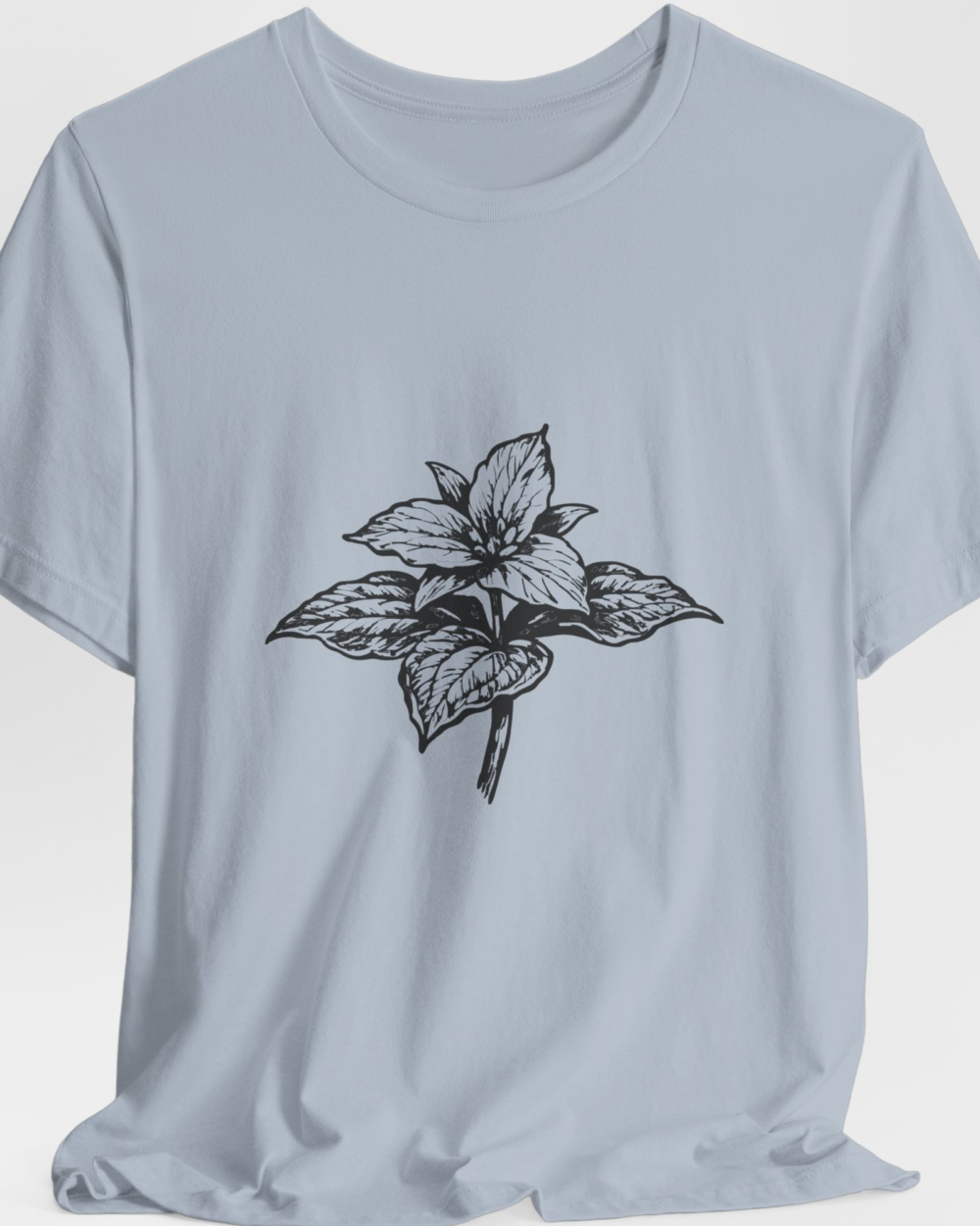 Trillium Flower Art | Nature Lovers | Botanical Gift Idea — hero light blue 20261011