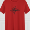 Trillium Flower Art | Nature Lovers | Botanical Gift Idea, Women's Tee — hero red 20261002