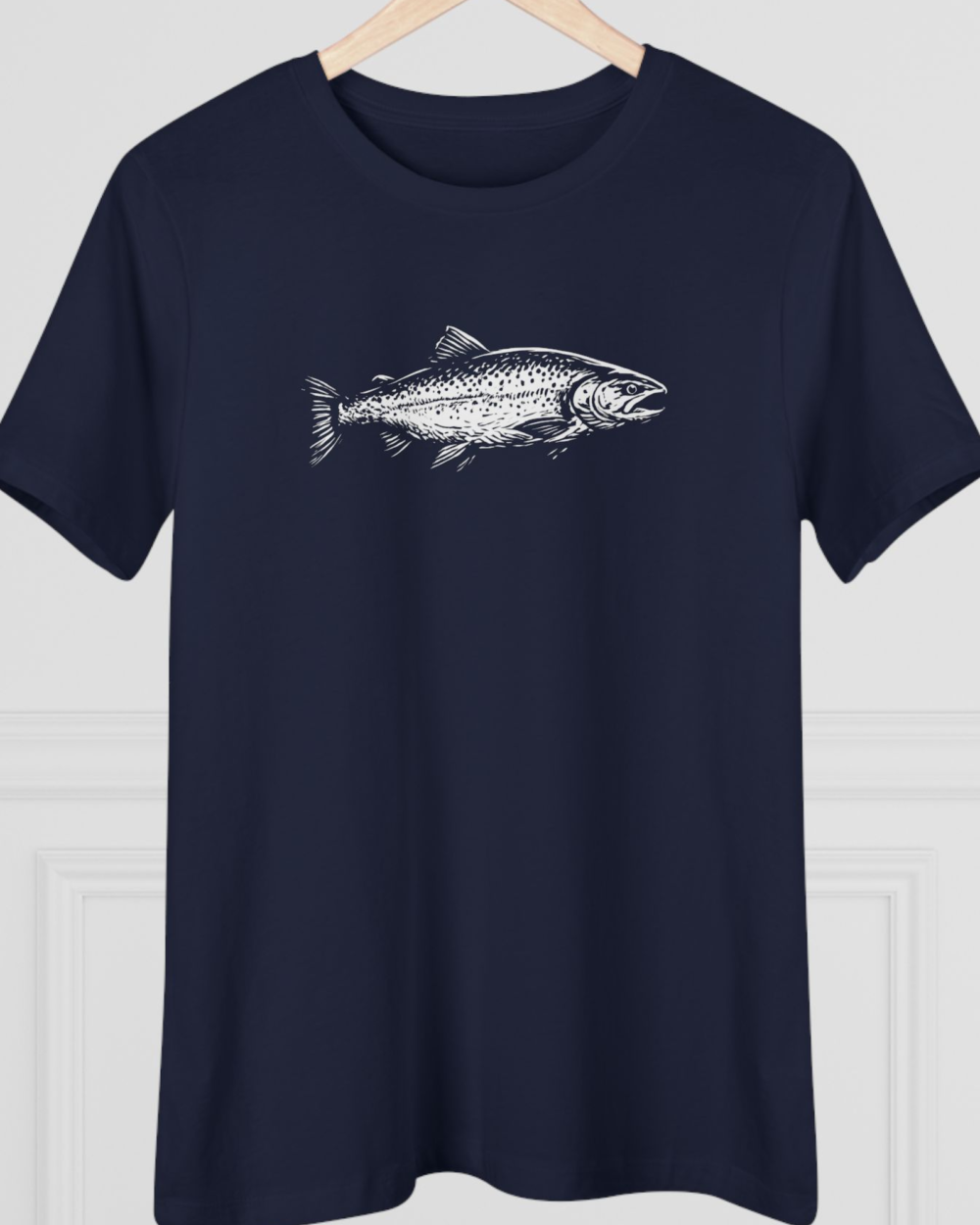 Trout, Women's Tee — hero navy 20261003