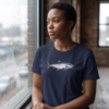 Trout, Women's Tee — moody window navy 20261004 024805