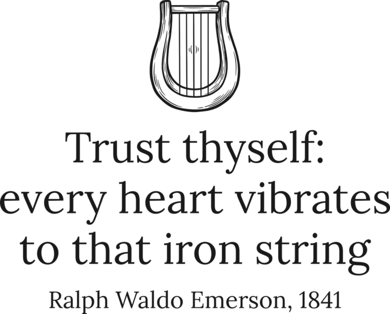 Trust Thyself, the print
