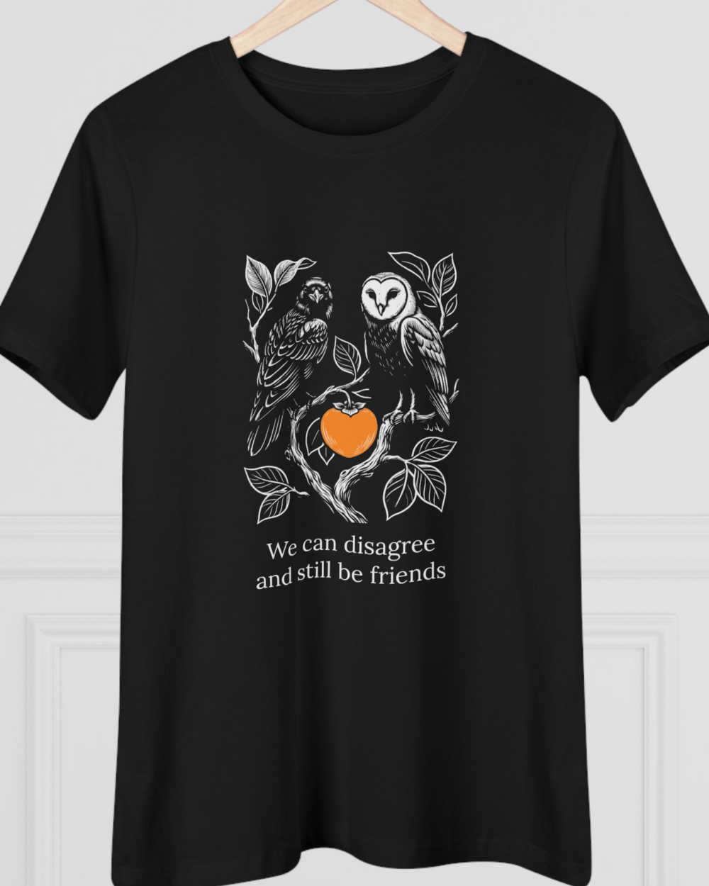 We can disagree, Women's Tee — hero black 20261007